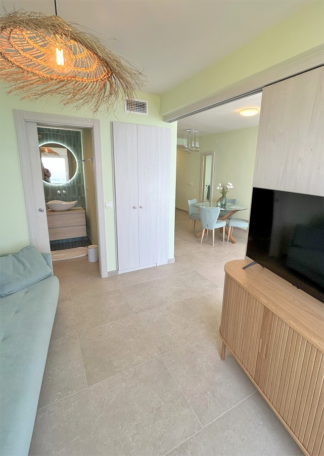 Beautiful completely renovated apartment with sea view and very attractively furnished.