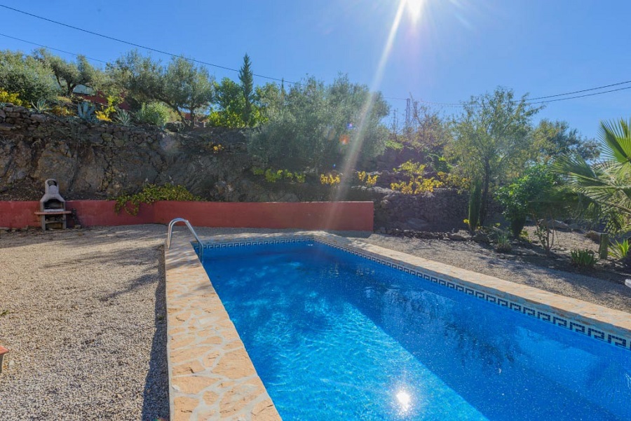 Semesterhus med pool och havsutsikt i Algarrobo, södra Spanien