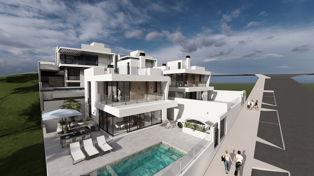 Luxe villa in Torrox Park met 3 slaapkamers, prachtig uitzicht op zee en zuidoriëntatie