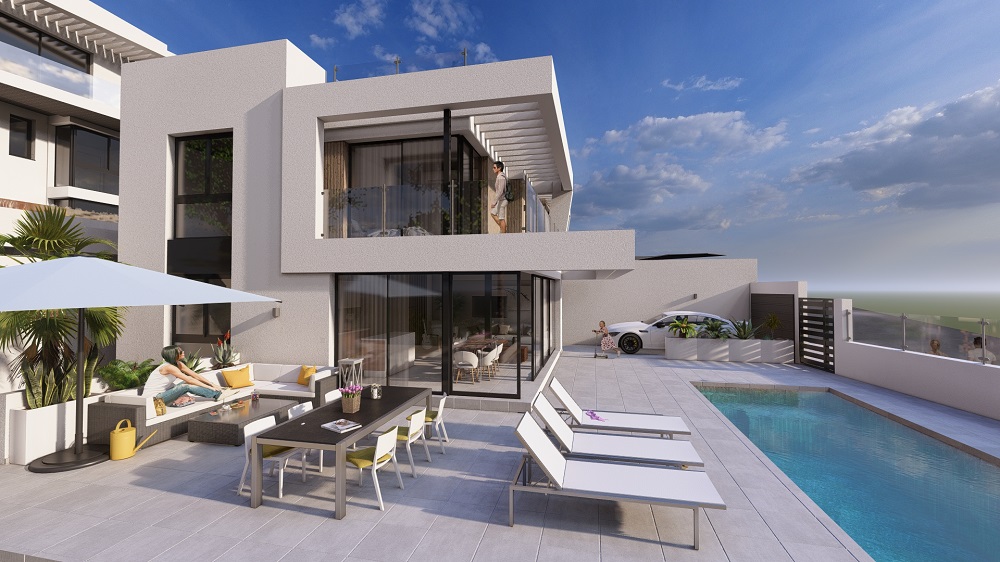 Luxe villa in Torrox Park met 3 slaapkamers, prachtig uitzicht op zee en zuidoriëntatie